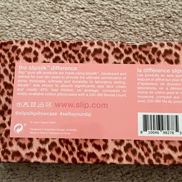 Slip Pink Leopard Sleep Mask - Picture 3 of 3